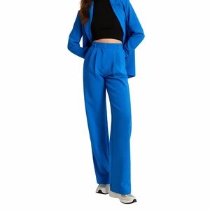 Abercrombie & Fitch Vibrant Blue Trouser Dress Pant